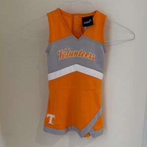 Orange and Gray Cheerleading Dress